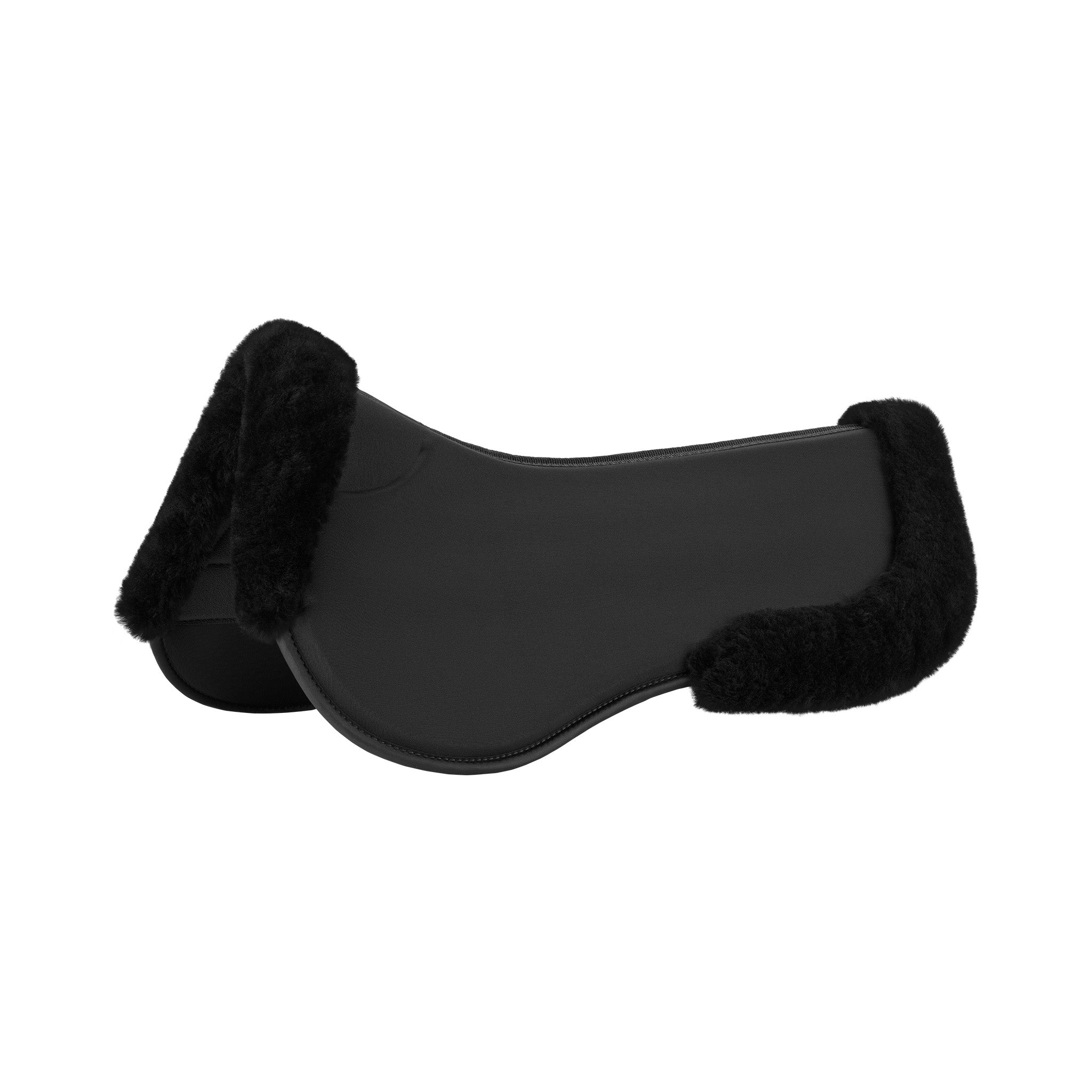 EquiFit UltraWool ImpacTeq Half Pad - Black UltraWool