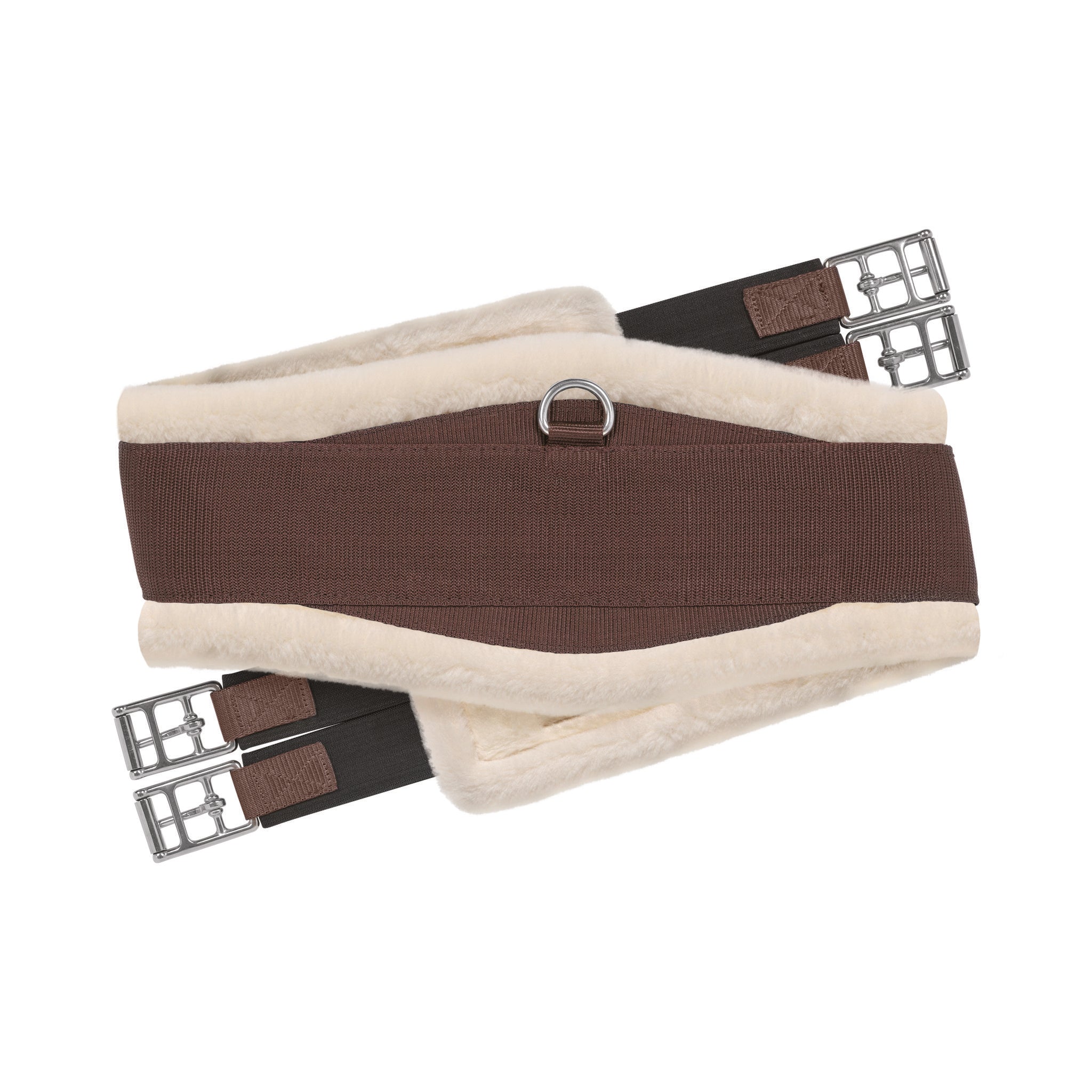 EquiFit Essential Schooling Girth, UltraWool Natural liner, folded
