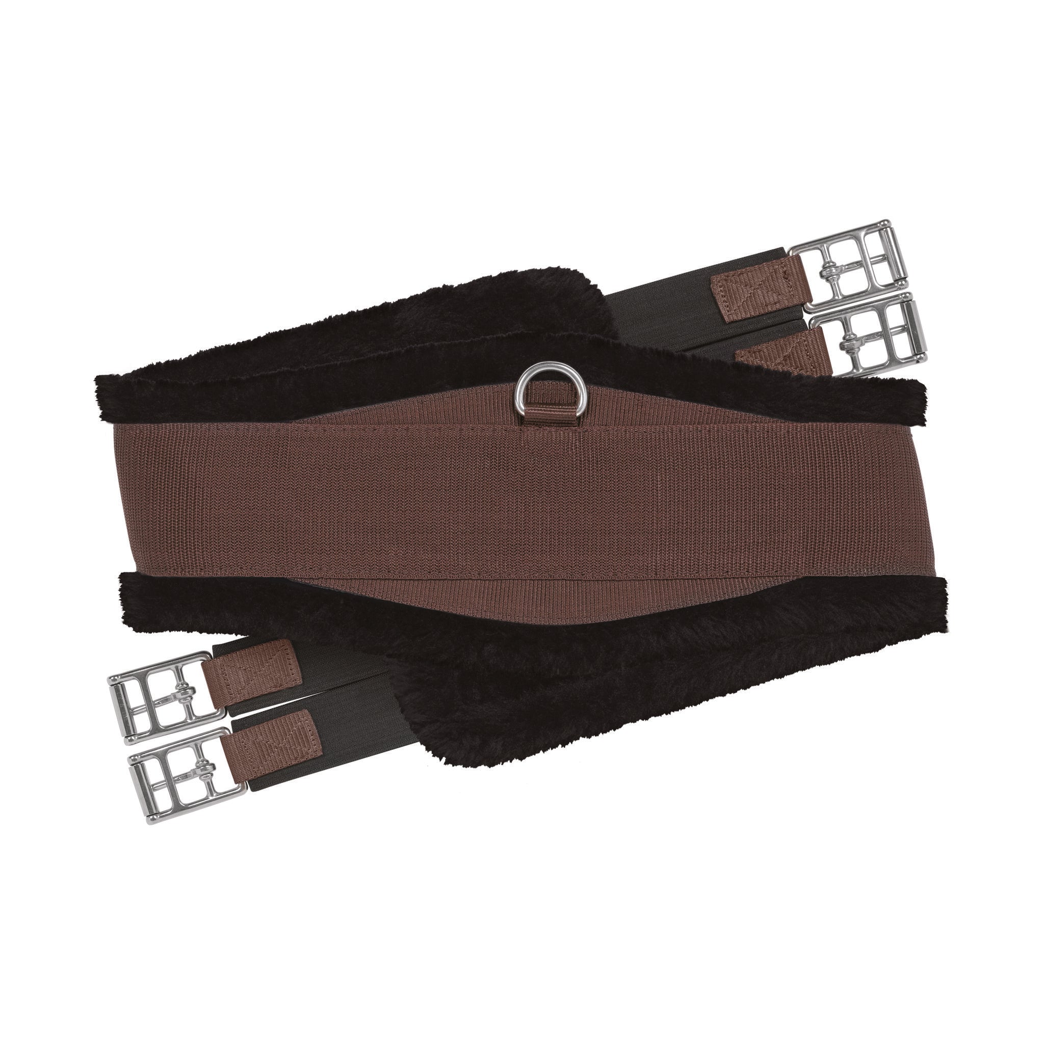 EquiFit Essential Schooling Girth, UltraWool Black liner, folded
