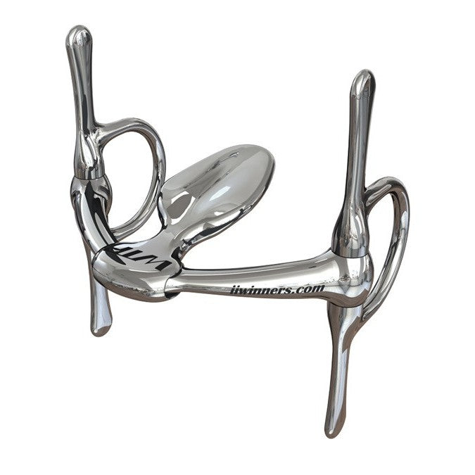 WTP Winning Tongue Plate Full Cheek Bit with Extended Plate