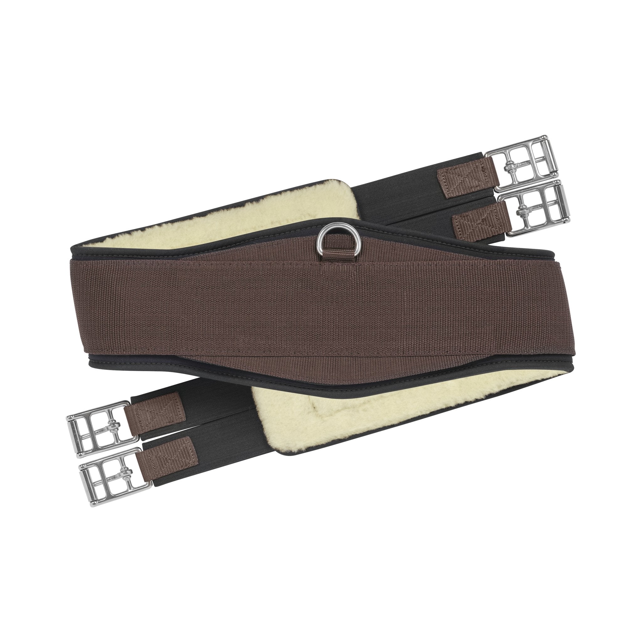 EquiFit Essential Schooling Girth, SheepsWool liner, folded