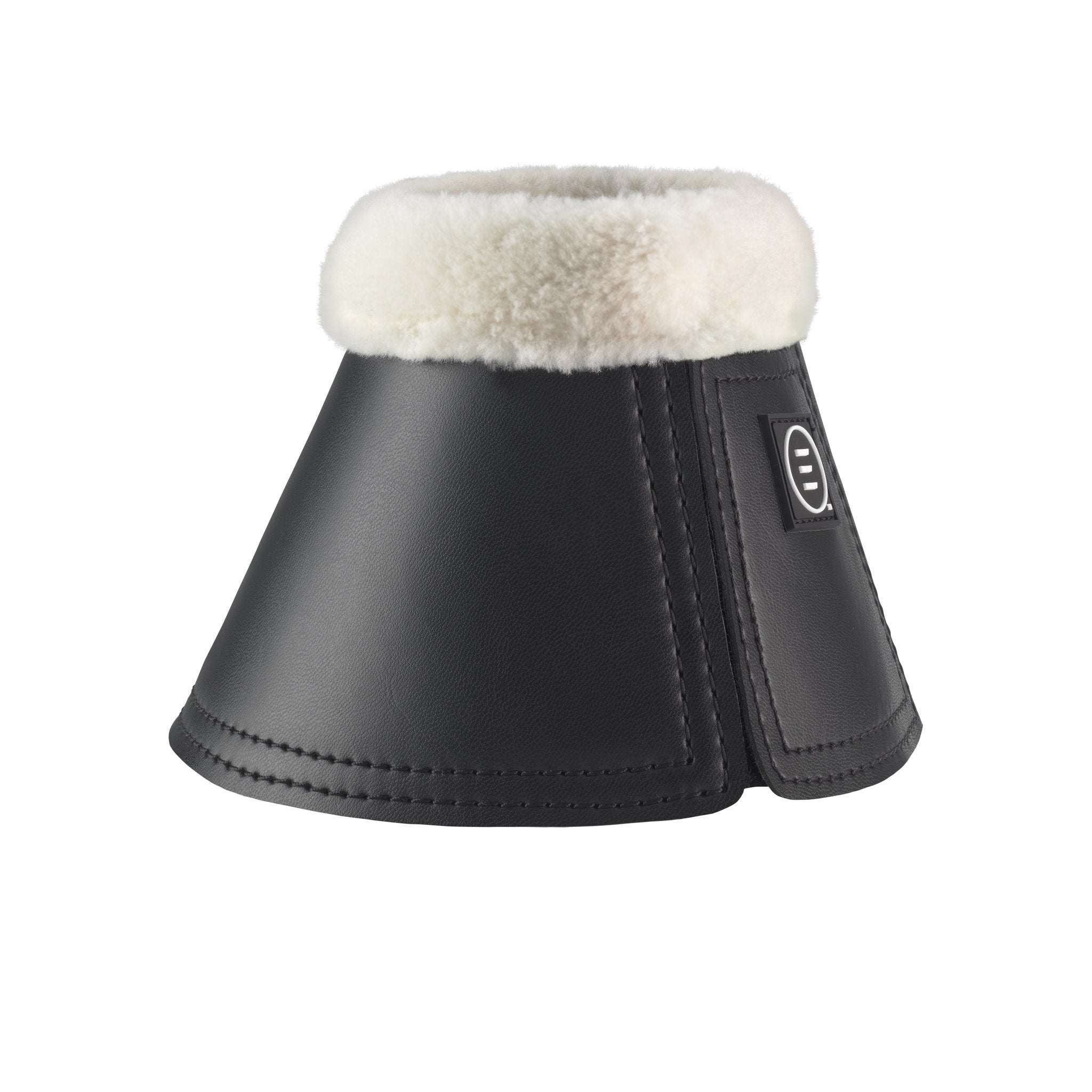 EquiFit Essential BellBoot - Black, UltraWool (Natural)