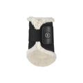 EquiFit Essential EveryDay Hind Boot, Black, UltraWool (Natural) liner