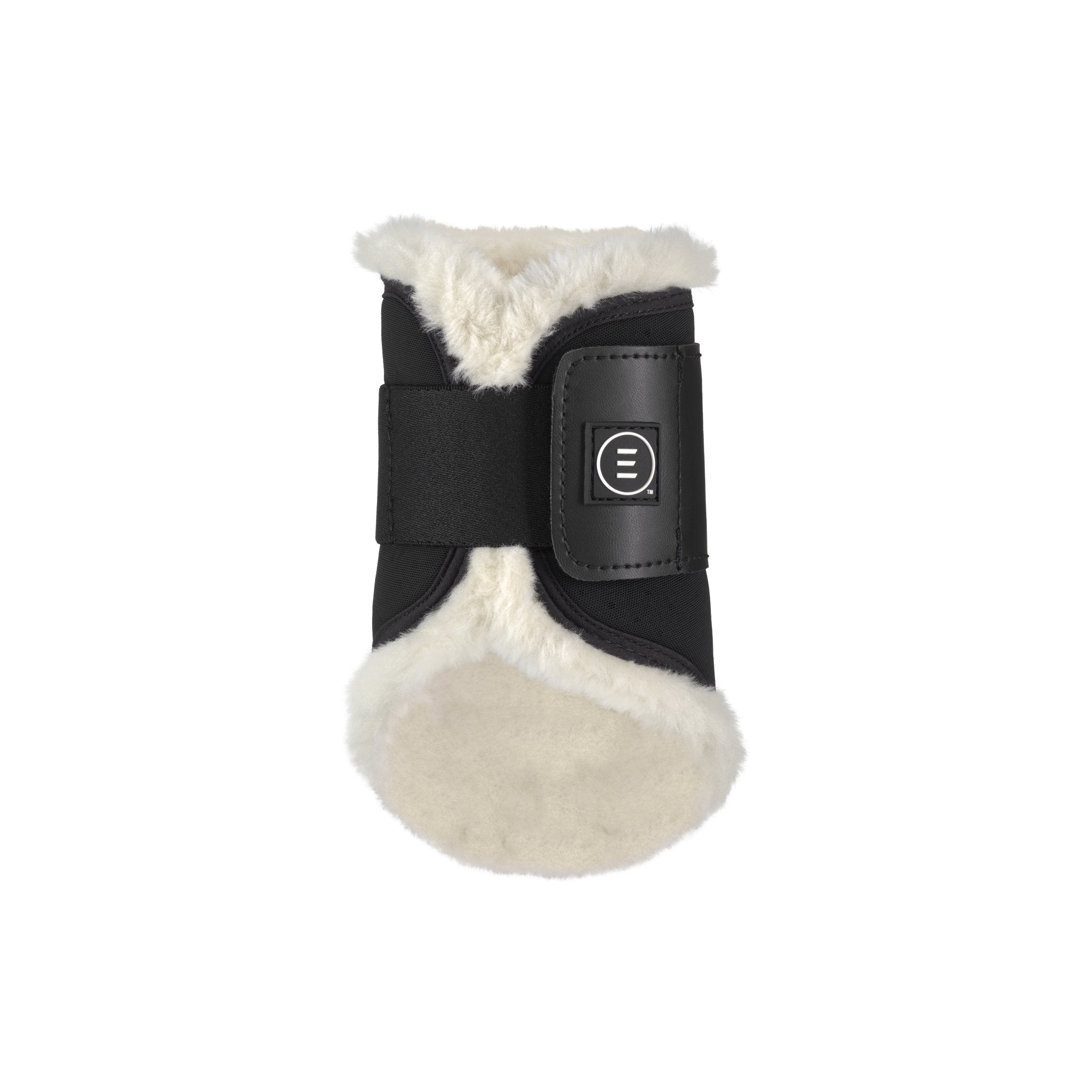 EquiFit Essential EveryDay Hind Boot, Black, UltraWool (Natural) liner