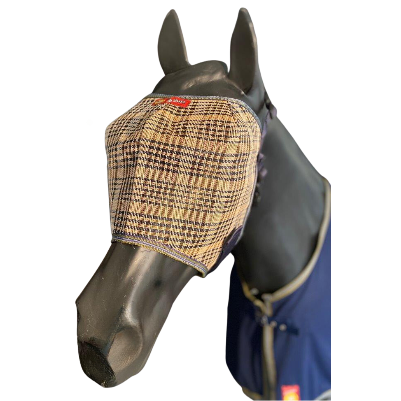 5/A Baker PVC Mesh Fly Mask without ears
