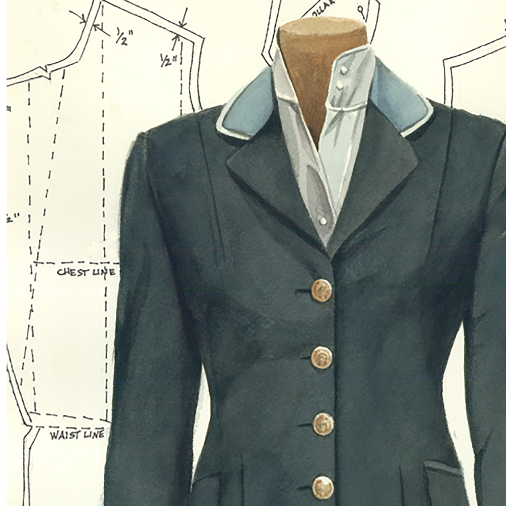 custom equestrian show jacket