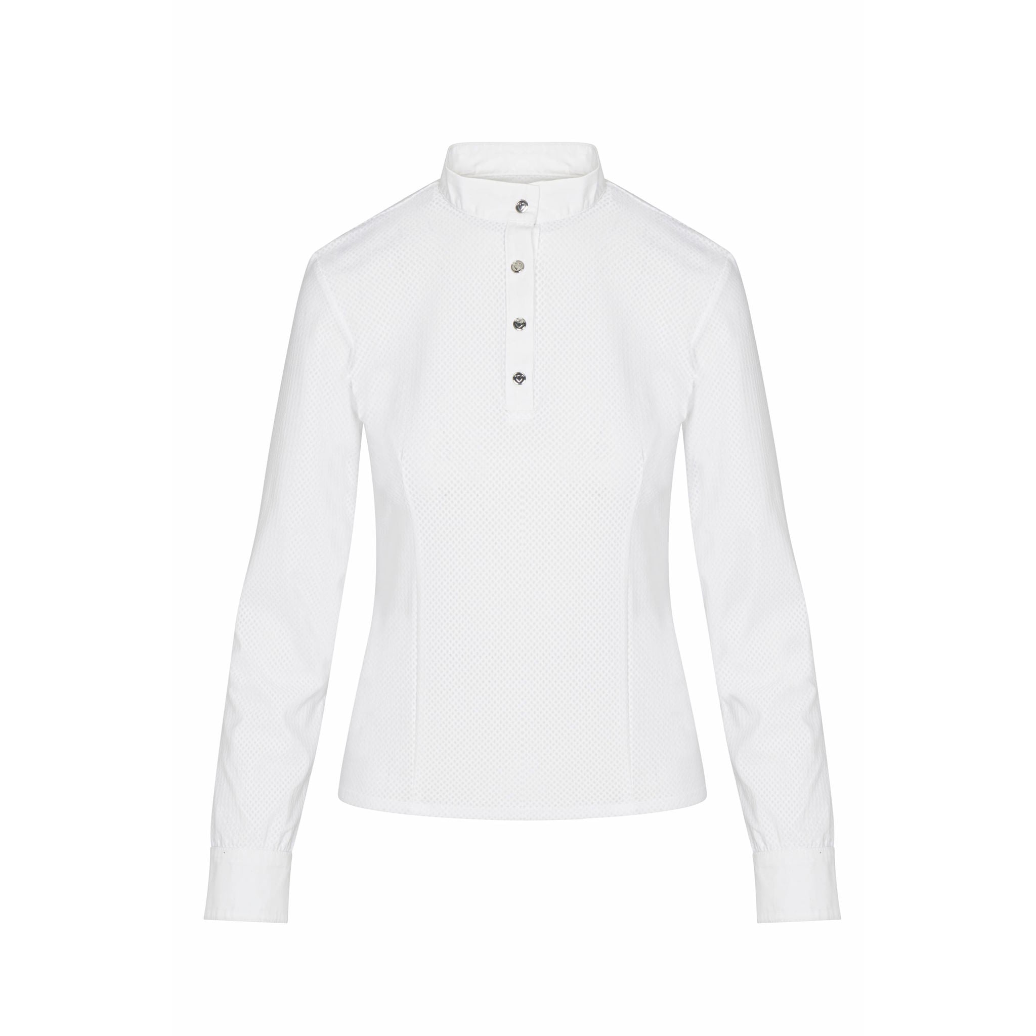 Allon's Lillie Long Sleeve Show Shirt in White