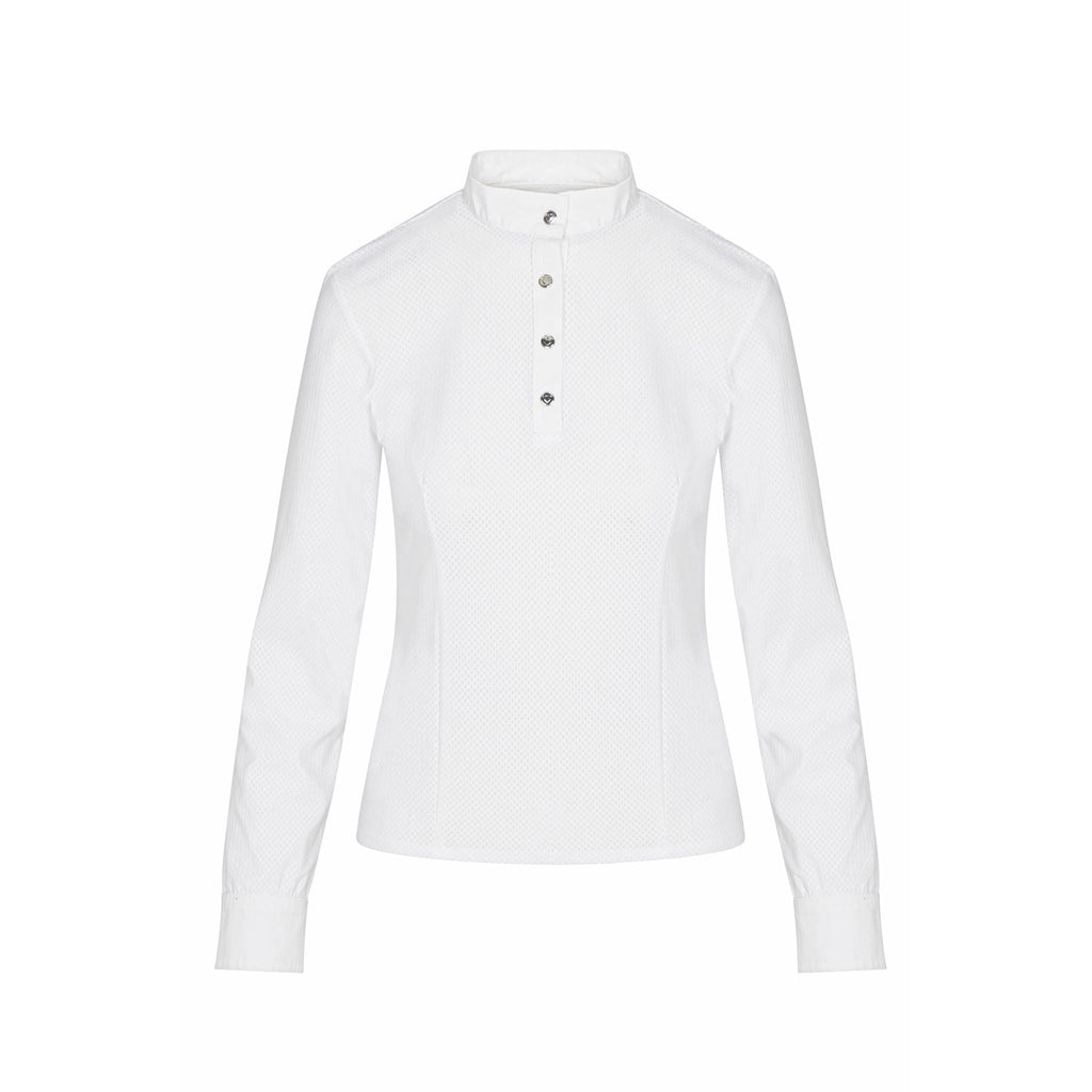 Allon's Lillie Long Sleeve Show Shirt in White