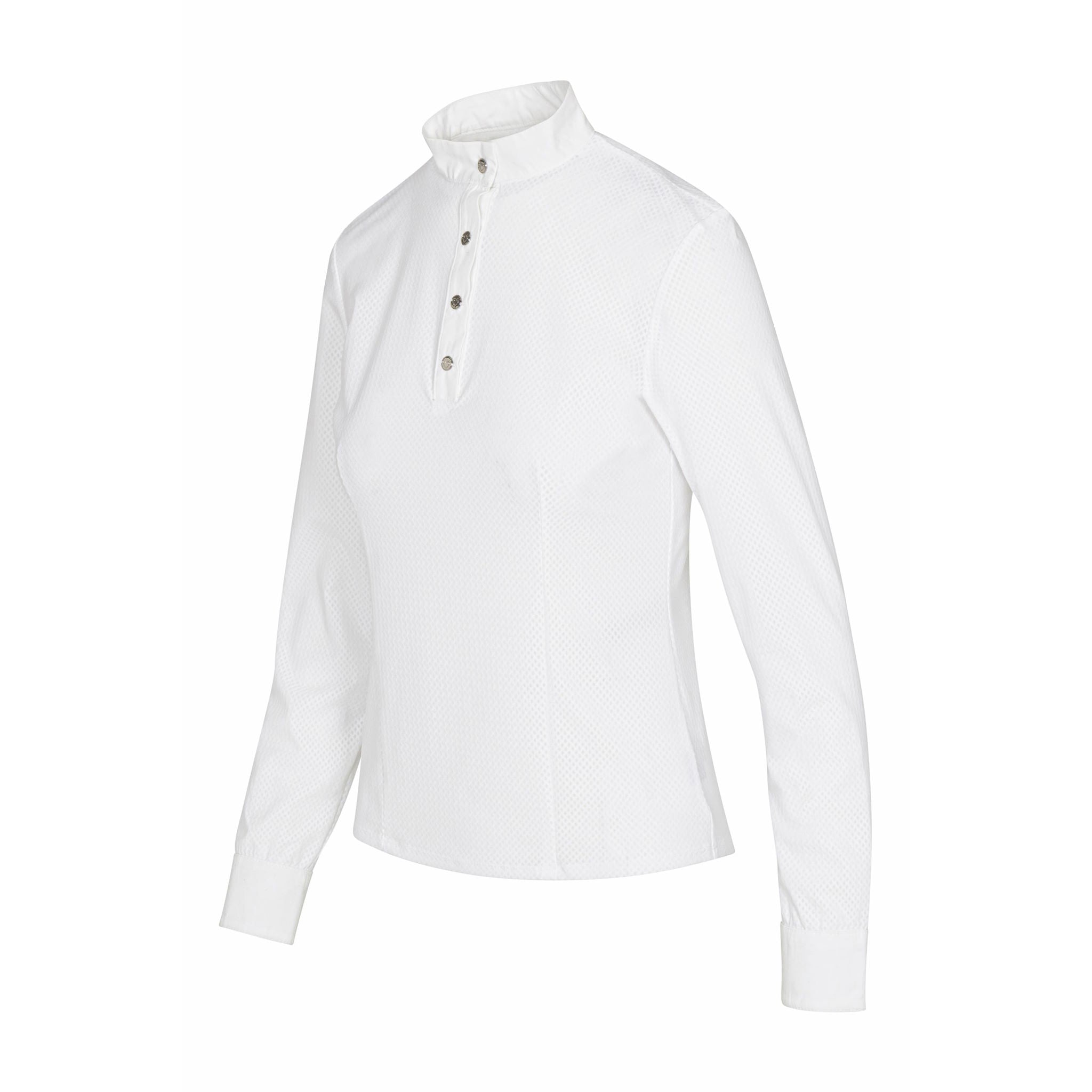 Allon's Lillie Long Sleeve Show Shirt in White