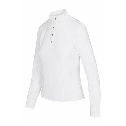 Allon's Lillie Long Sleeve Show Shirt in White