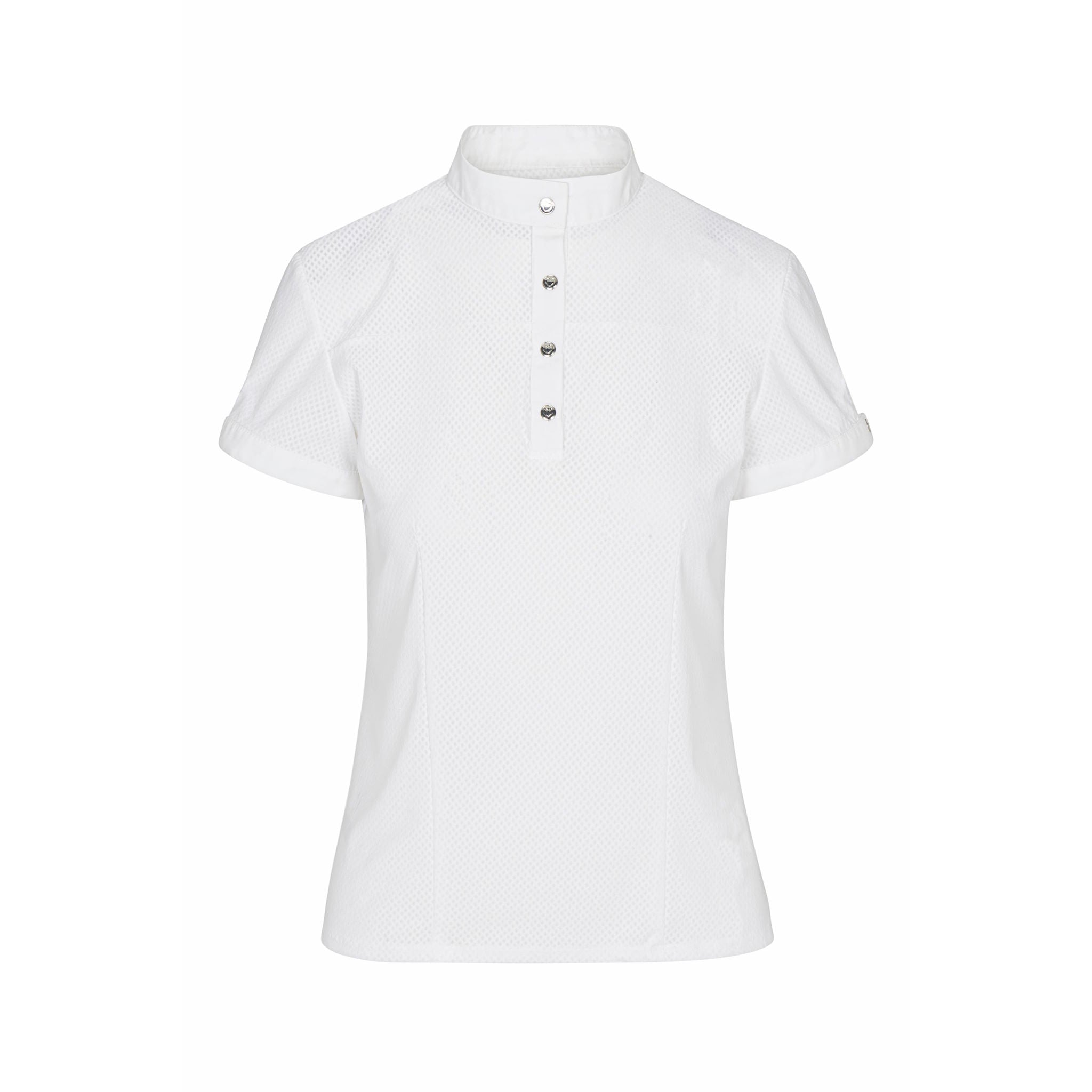 Allon's Lillie Short Sleeve Show Shirt in White
