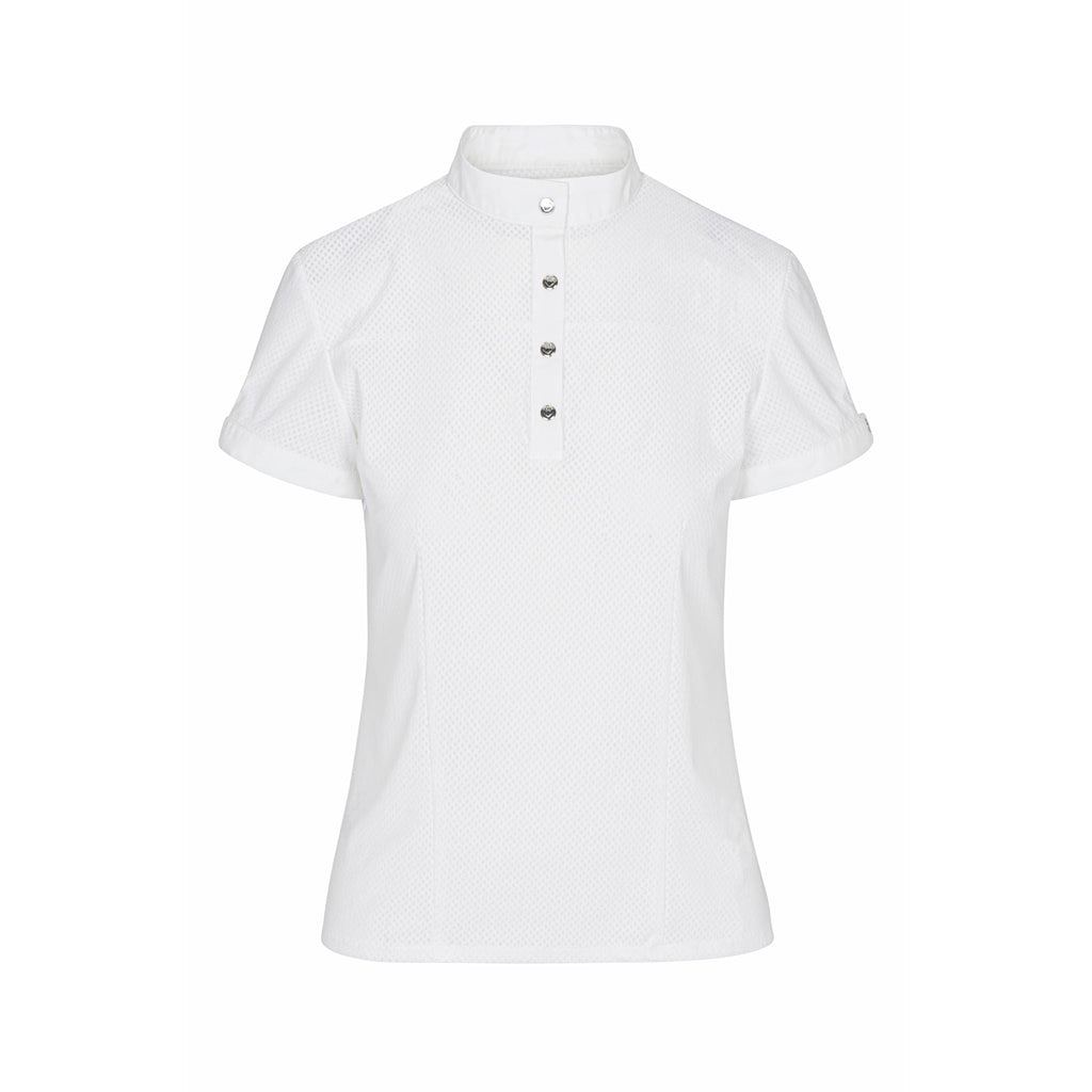 Allon's Lillie Short Sleeve Show Shirt in White