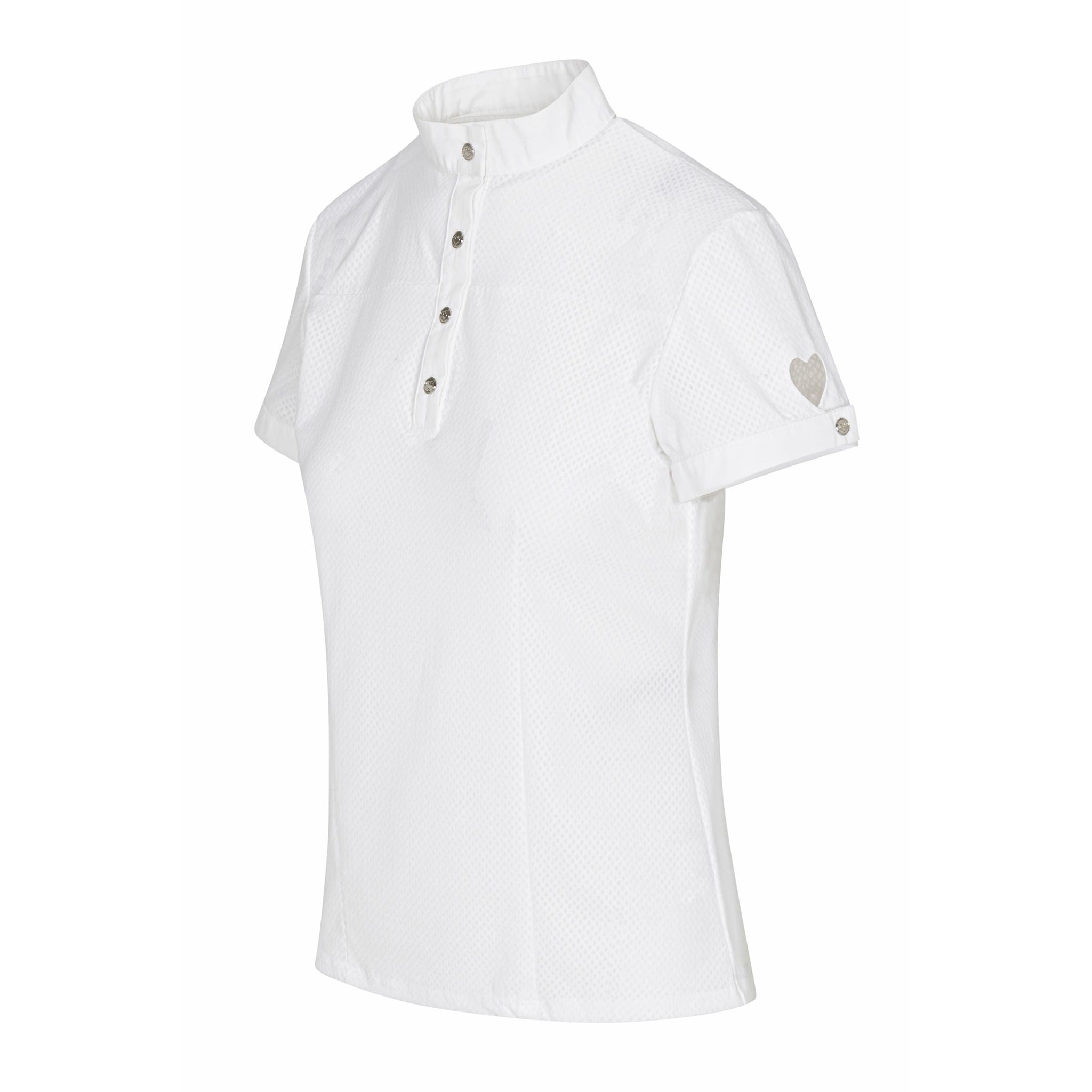 Allon's Lillie Short Sleeve Show Shirt in White