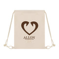 Allon Canvas Drawstring Backpack