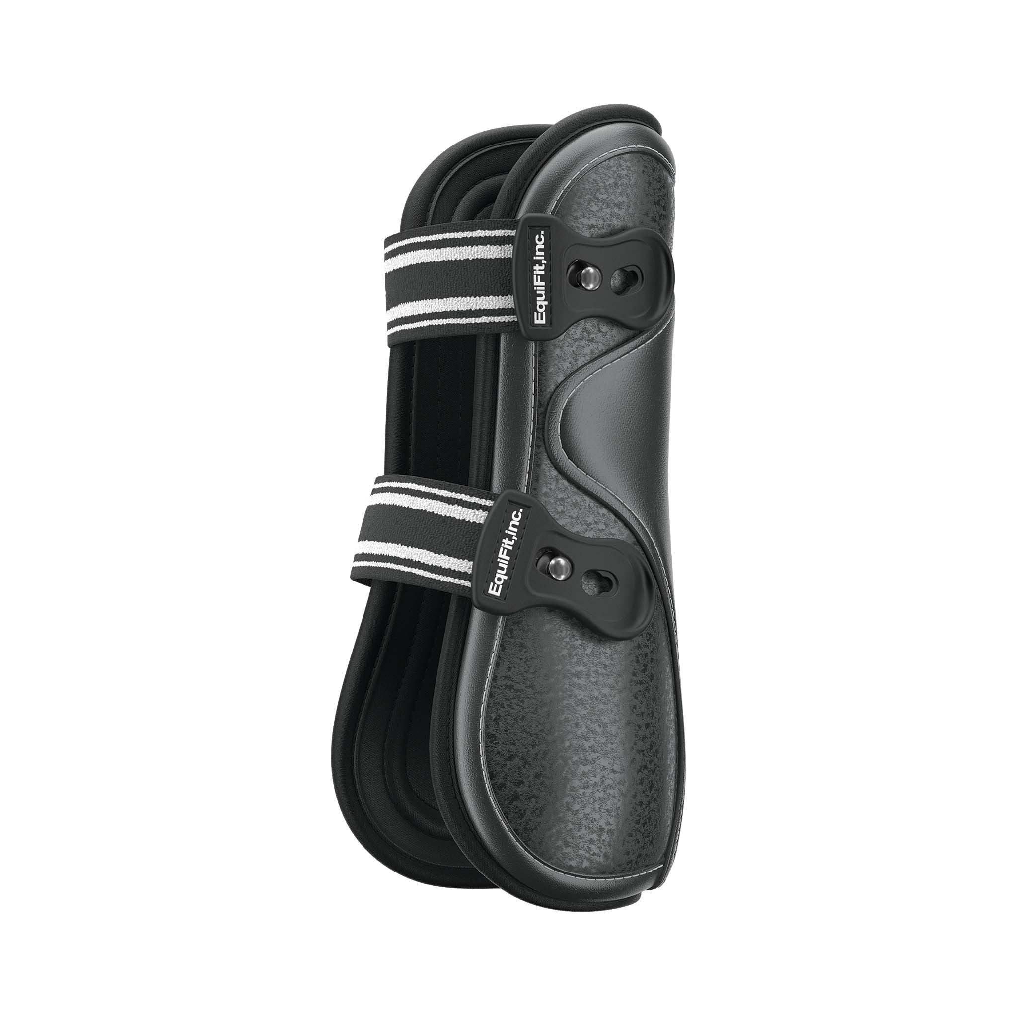 EquiFit D-Teq Pro2 Open Front Boot, Black Ostrich