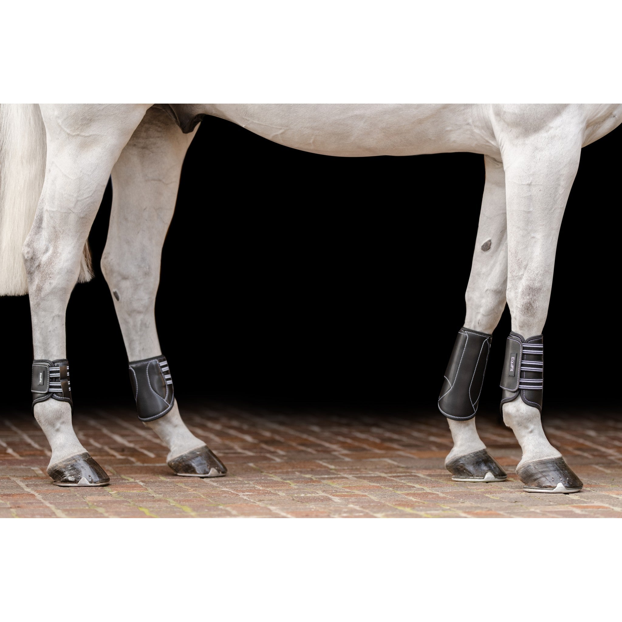 EquiFit MultiTeq Open Front Boot, Black, ImpacTeq liner, Pony
