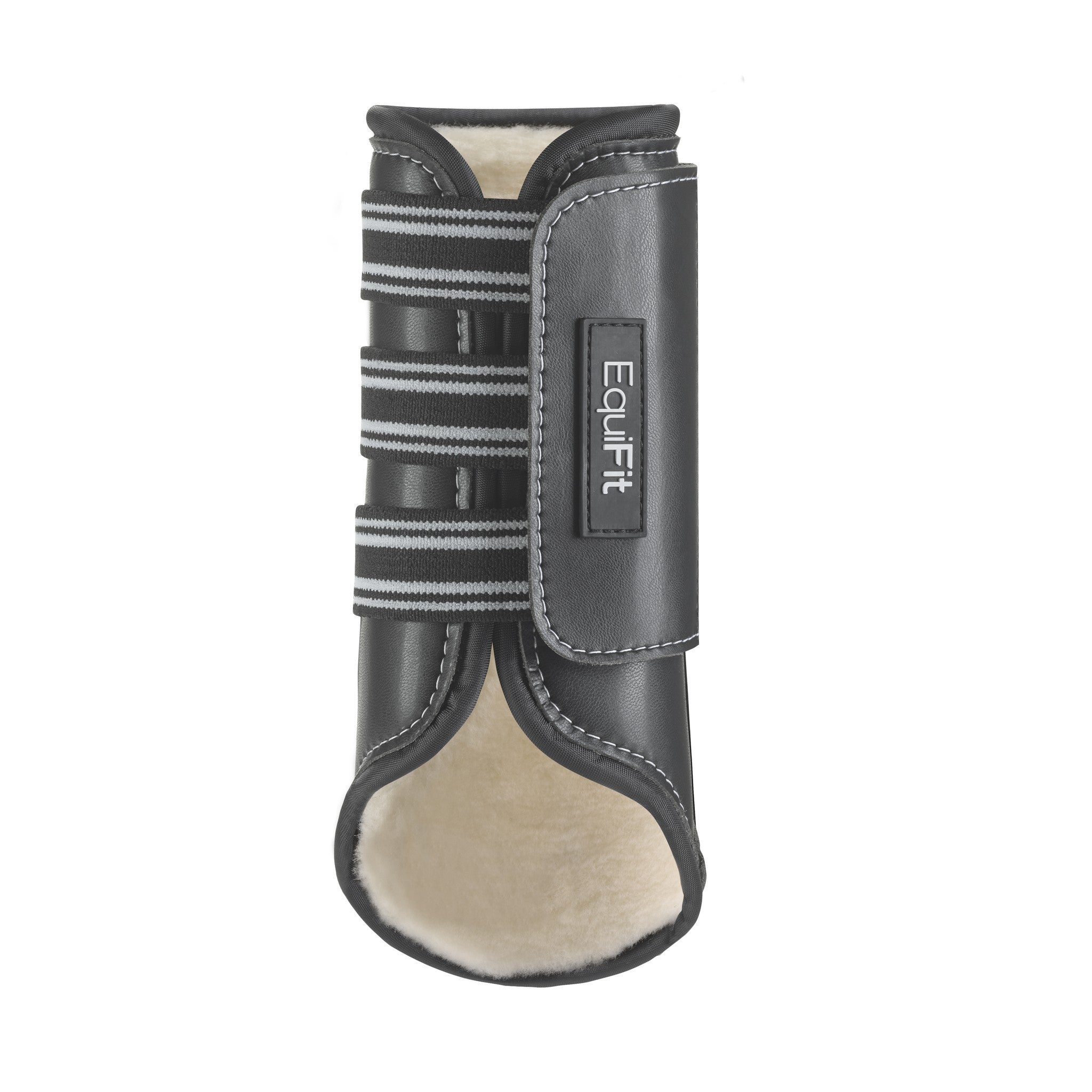 EquiFit MultiTeq Open Front Boot, Black, SheepsWool liner