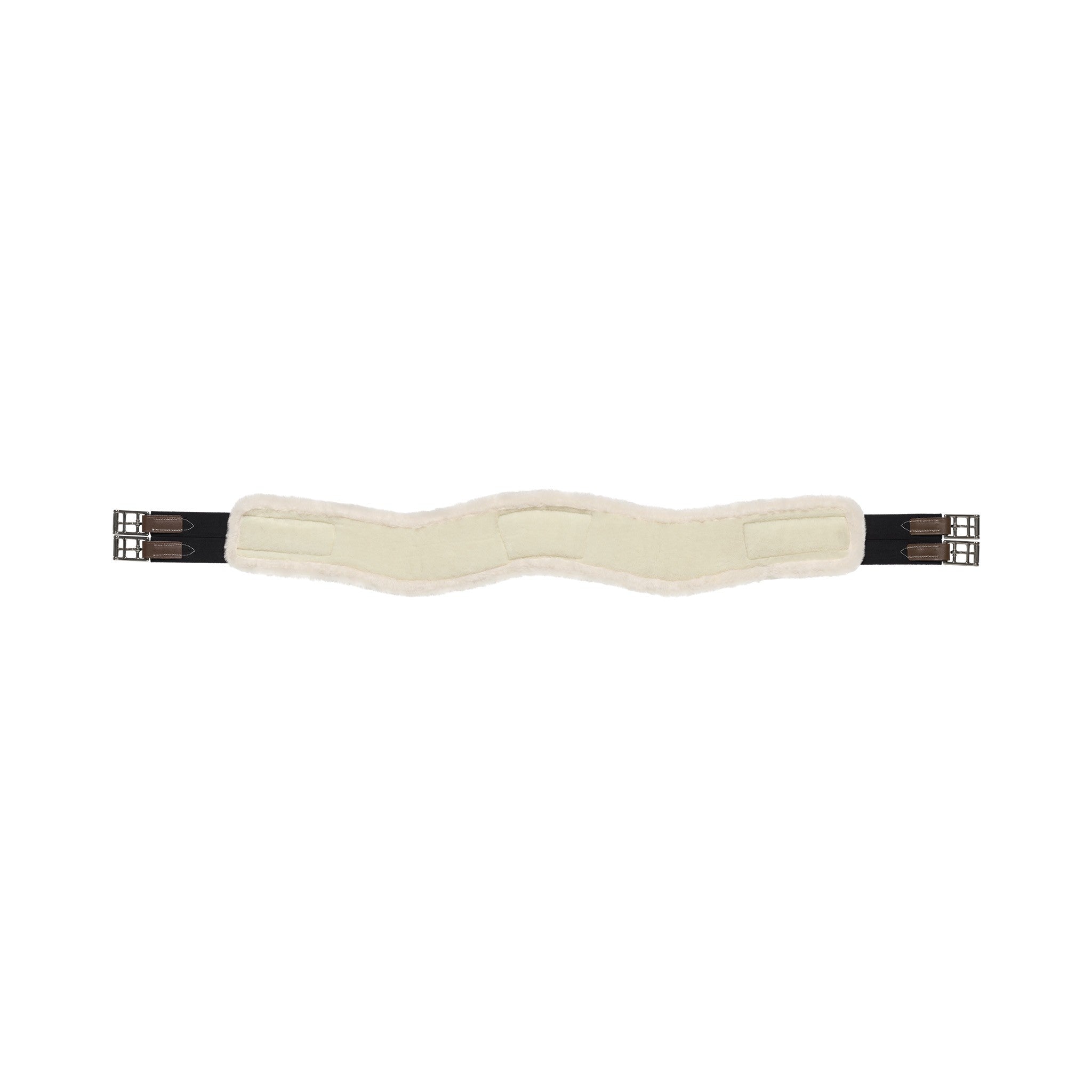 EquiFit Anatomical Hunter Girth, UltraWool Natural liner, underside