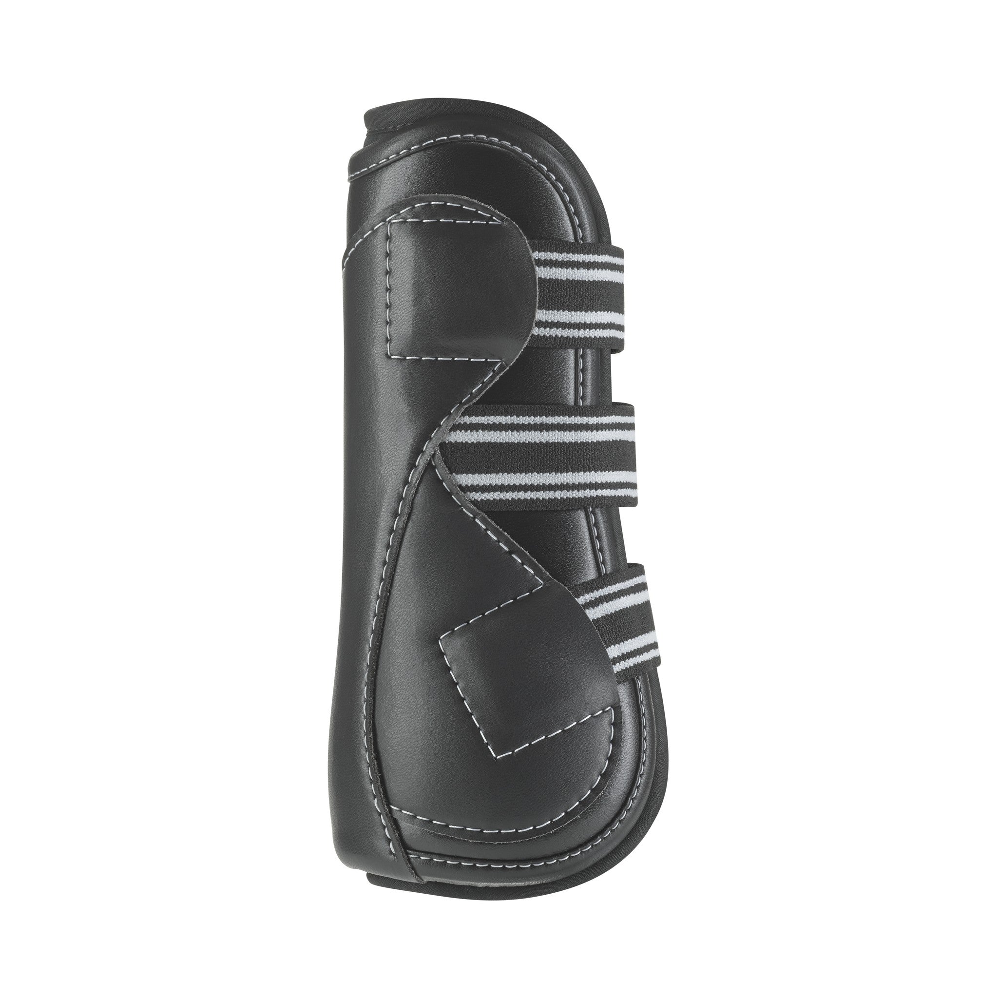 EquiFit D-Teq Open Front Boot, Black, elastic side