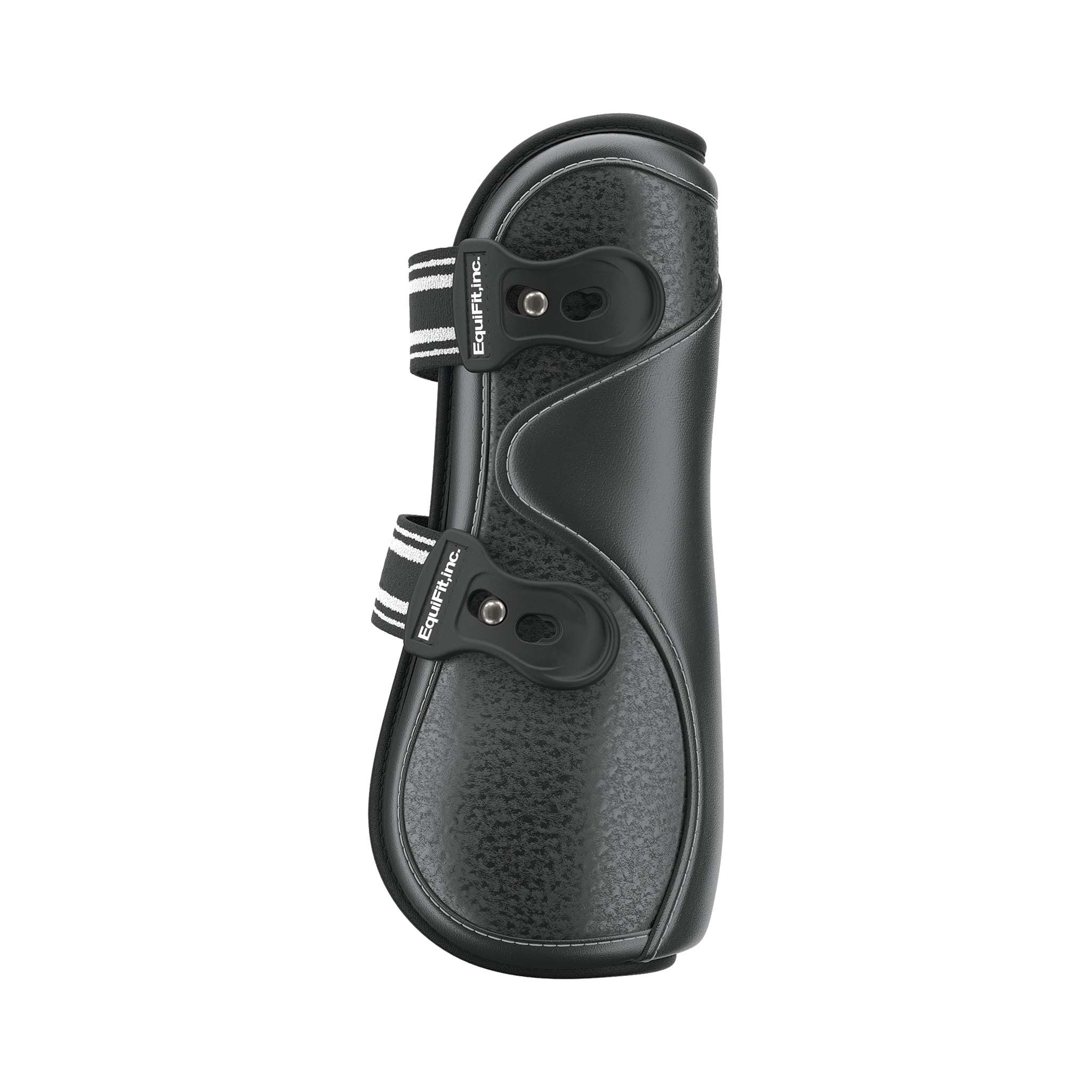 EquiFit D-Teq Pro2 Open Front Boot, Black Ostrich, outside
