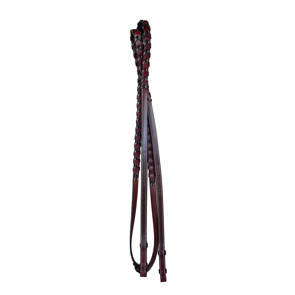 5/8" Fancy Stitched Laced Reins